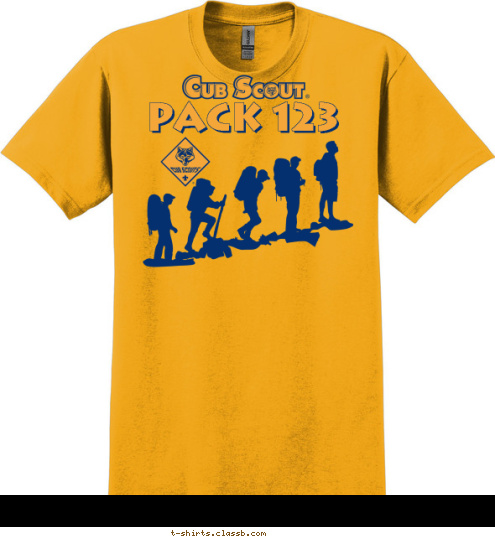 PACK 123 T-shirt Design SP2460