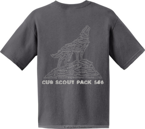 PACK 546
Dublin, CA CUB SCOUT PACK 546 Dublin, CA T-shirt Design 