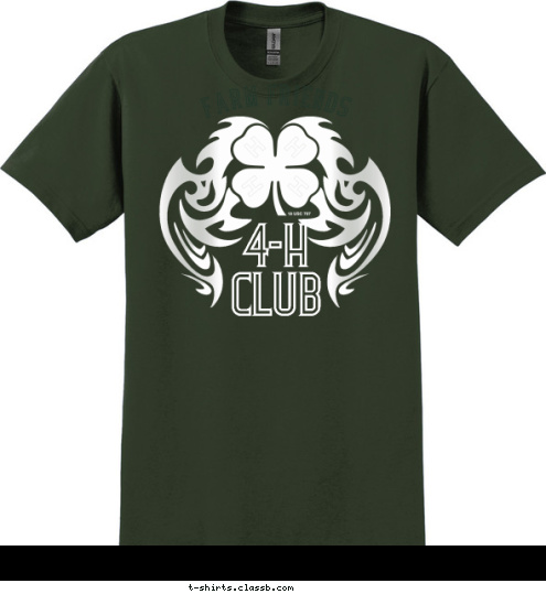 4-H
CLUB FARm FRIENDS T-shirt Design 