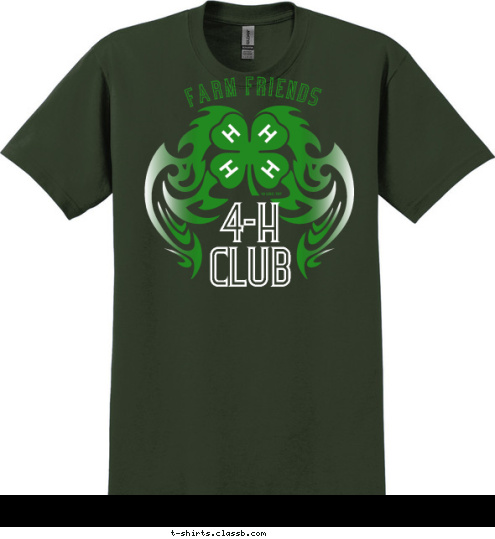 4-H
CLUB Farm Friends T-shirt Design 