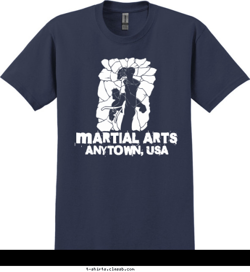 ANYTOWN, USA ANYTOWN, USA MARTIAL ARTS T-shirt Design SP1649