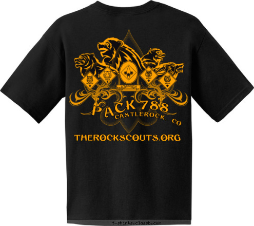 therockscouts.org Castlerock, CO 788 K PAC T-shirt Design 