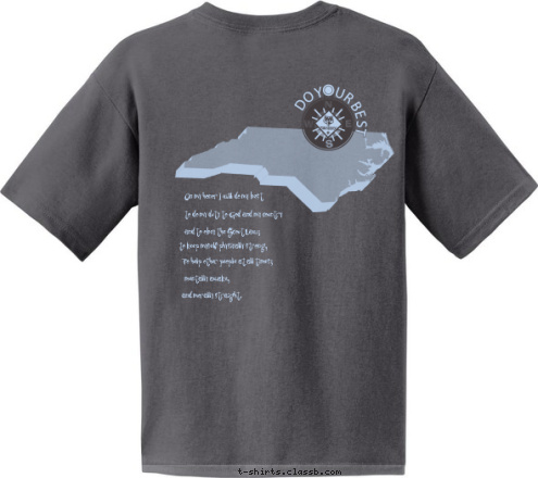 On my honor I will do my best Stanley, NC to do my duty to God and my country Pack 83 and to obey the Scout Law; To help other people at all times; to keep myself physically strong,  mentally awake, and morally straight. T-shirt Design 