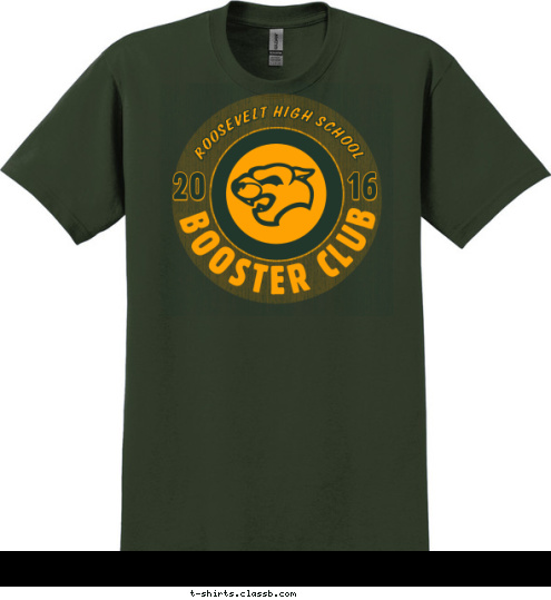 Your text here! ROOSEVELT HIGH SCHOOL T-shirt Design SP6328