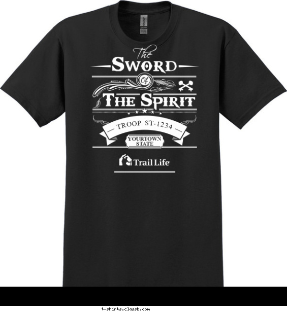 SP6337 The Sword of The Spirit T-shirt Design