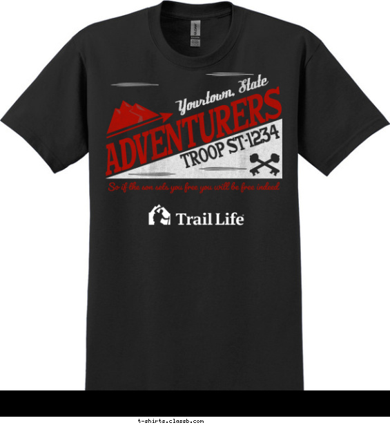 SP6338 Adventurers T-shirt Design