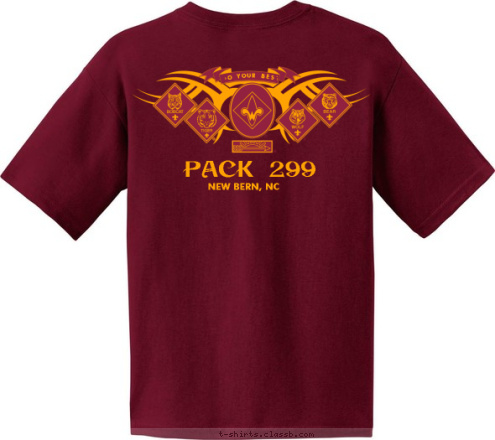 PACK 299 PACK 299 NEW BERN, NC NEW BERN, NC DO YOUR BEST T-shirt Design 