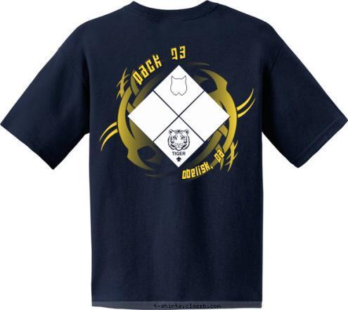 pack 73 Obelisk, PA T-shirt Design 