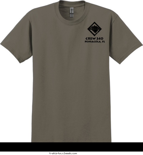 Pensacola, FL Pensacola, FL Venturing Crew 340 Crew 340 T-shirt Design 