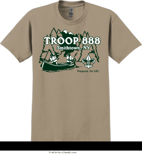 TROOP 888 Smithtown, NY T-shirt Design 