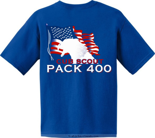 CUB SCOUT PACK 400 T-shirt Design 