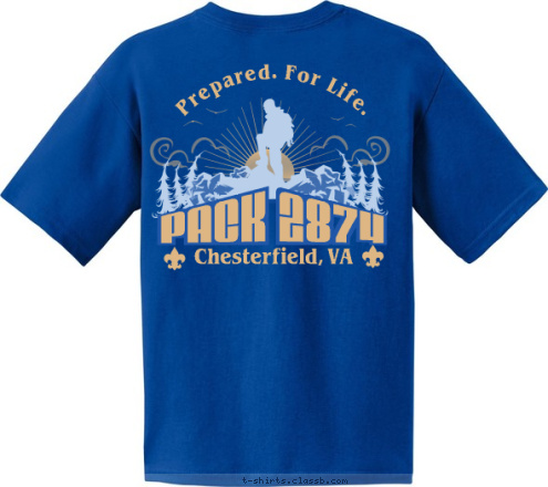 PACK 2874 CUB SCOUT PACK 2874 Chesterfield, VA BEST! Prepared. For Life. YOUR DO T-shirt Design 