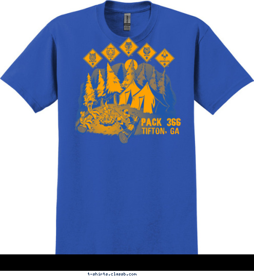 PACK 366 TIFTON, GA T-shirt Design 