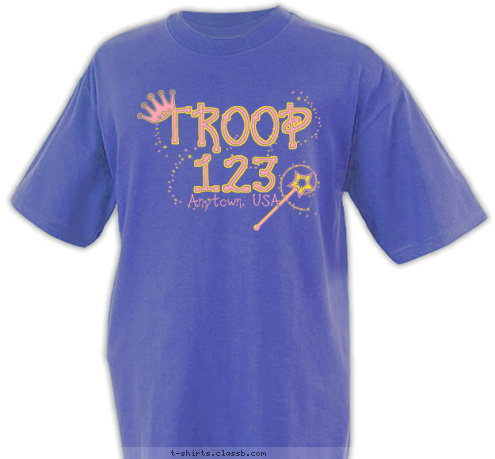 TROOP 123 Anytown, USA T-shirt Design SP1867