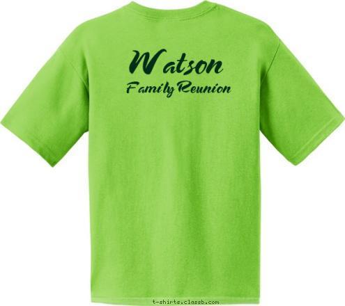 Family Reunion Divided by Distance, United by Roots Watson July 18-22, 2012 • Savannah, GA T-shirt Design 