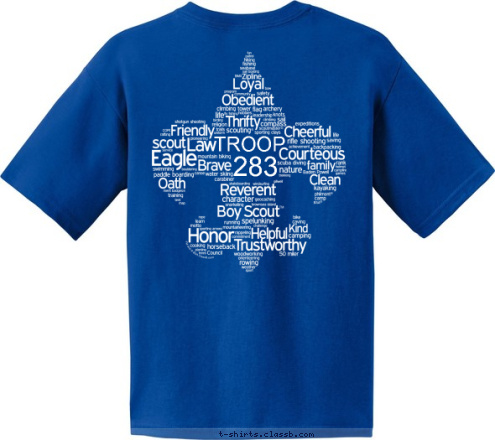 ORLANDO, FL TROOP 283 283 TROOP T-shirt Design 