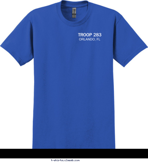 ORLANDO, FL TROOP 283 283 TROOP T-shirt Design 