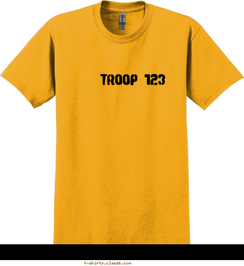 TROOP 123 T-shirt Design 