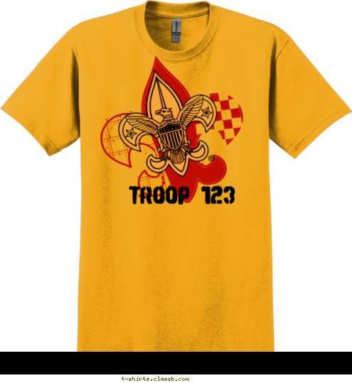 TROOP 123 T-shirt Design SP933