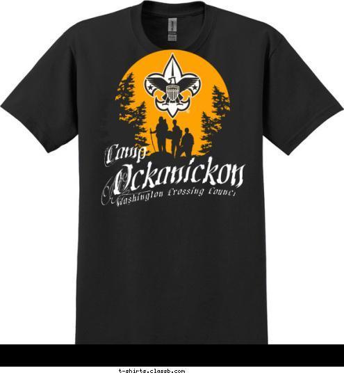 Camp Washington Crossing Council Ockanickon T-shirt Design 