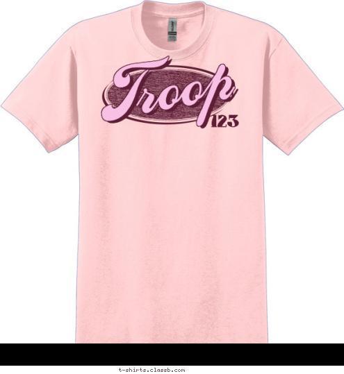 123 T roop T-shirt Design SP247