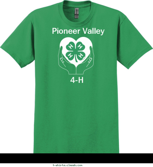 Anytown, USA Club Name 4-H
 Pioneer Valley T-shirt Design 