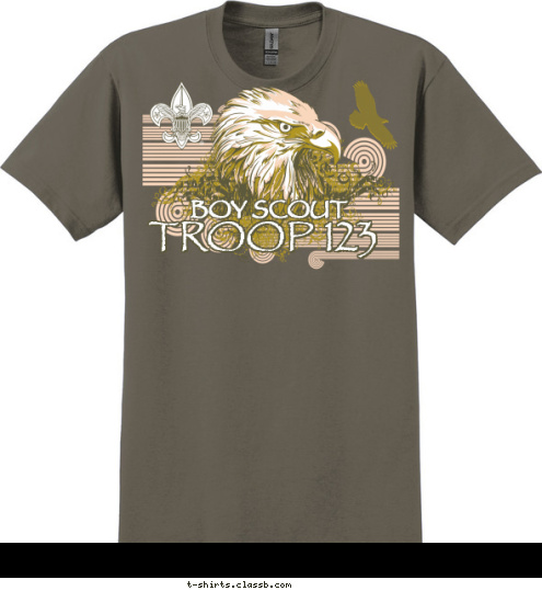 TROOP 123 BOY SCOUT T-shirt Design 