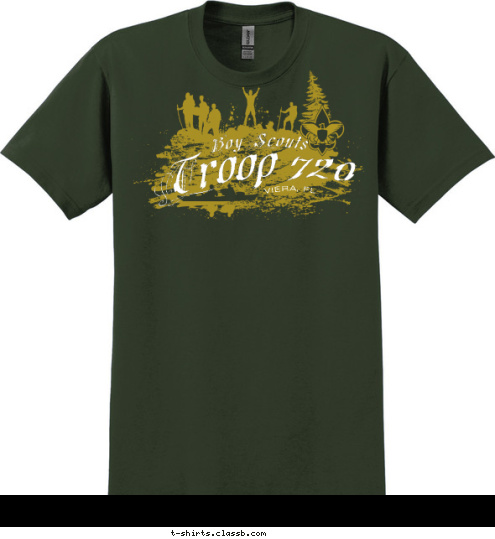 VIERA, FL Troop 720 Boy Scouts T-shirt Design 