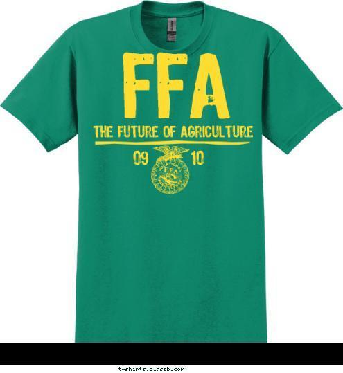 Reporter: Jennifer Markotay Secretary: Kelly Yallaly Vice President: Bill Walter President: Brett Etling Sparta High School 10 09 The Future of Agriculture FFA T-shirt Design 