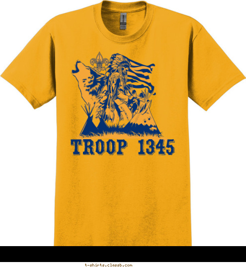 TROOP 1345 DUMONT, NJ T-shirt Design 