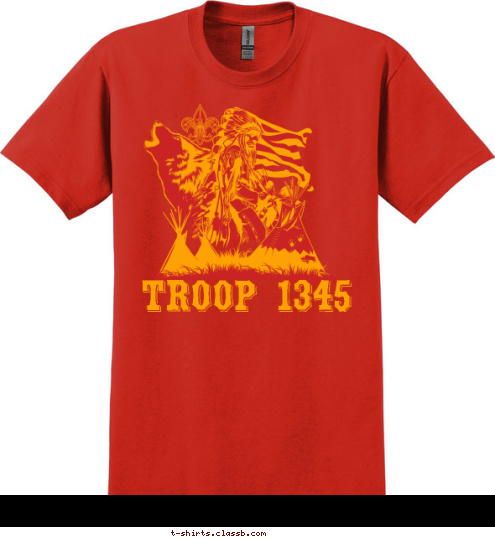 TROOP 1345 DUMONT, NJ T-shirt Design 