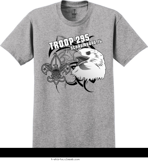 SCHAUMBURG, IL TROOP 295 T-shirt Design 