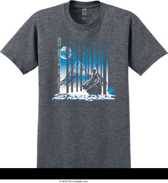 SP6446 Snow and Space Warrior T-shirt Design