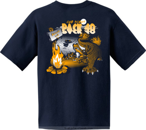 PACK 40 Alligator Alley
Camping Team PACK 40 Boyline
LA CUB SCOUT PACK 40 T-shirt Design 