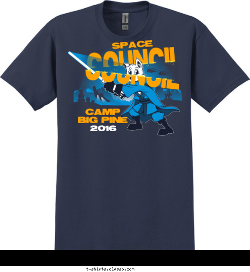 SPACE CAMP
BIG PINE 2016 T-shirt Design 