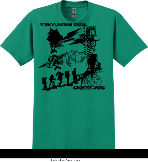 Your text here! Crew 769 Venturing BSA T-shirt Design 