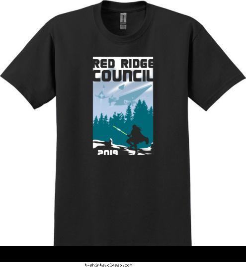 Your text here! 2016 COUNCIL RED RIDGE T-shirt Design SP6444