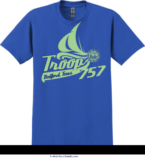 Bedford, Texas 757 T-shirt Design 