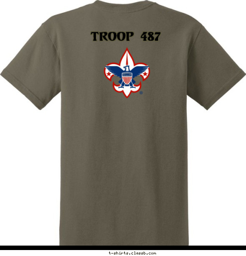 TROOP 487 BSA
TROOP 487 T-shirt Design 