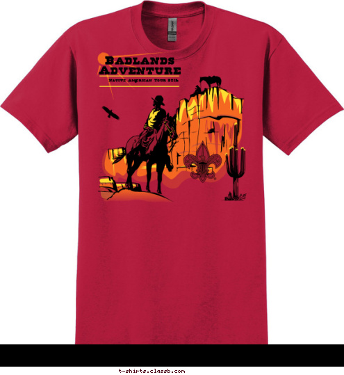 2012

 FALL CAMPOREE

 Native American Tour 2016 Badlands
Adventure T-shirt Design 