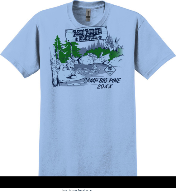 Cub Scout fishing T-shirt Design