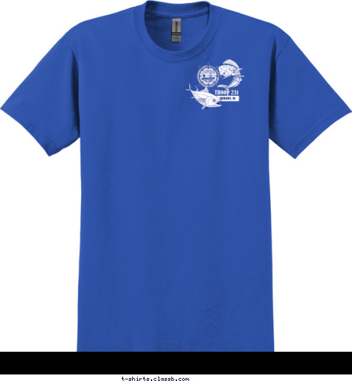 HICKORY, NC TROOP 231 T-shirt Design 