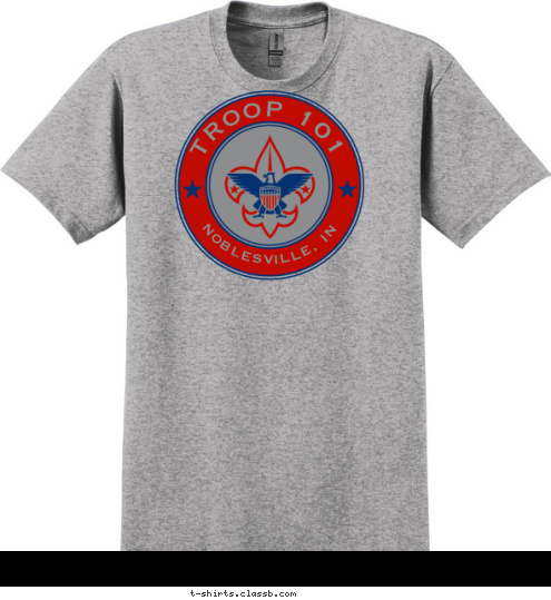 TROOP 101 NOBLESVILLE, IN T-shirt Design 