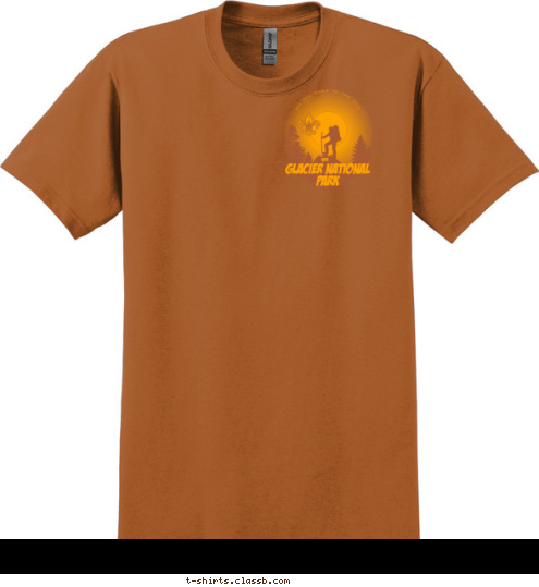 On the Road to the Sun GLACIER NATIONAL PARK
  454 T-shirt Design 