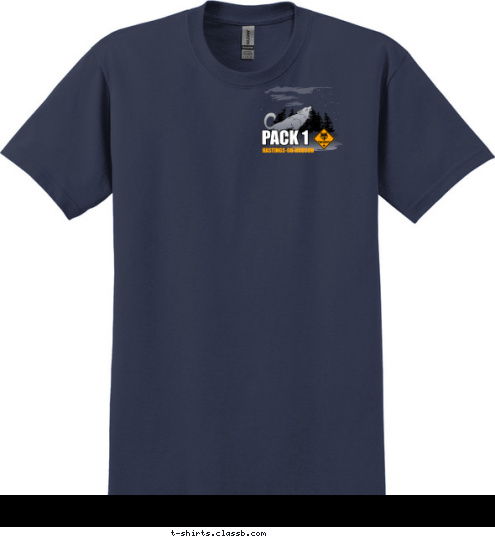 CUB SCOUT PACK 1 P1 HASTINGS HASTINGS-ON-HUDSON T-shirt Design 