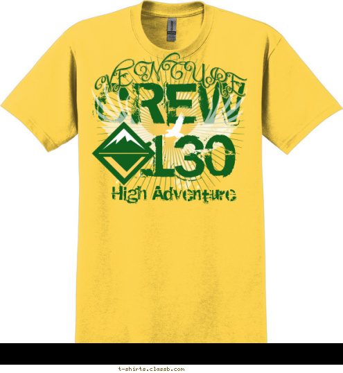 Crew 130 High Adventure 130 CREW T-shirt Design 