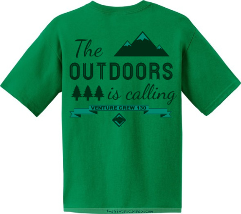 Crew 130 VENTURE CREW 130 130 High Adventure OUTDOORS T-shirt Design 