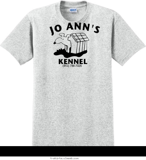 (813) 788-7026 KENNEL JO ANN'S T-shirt Design sp674