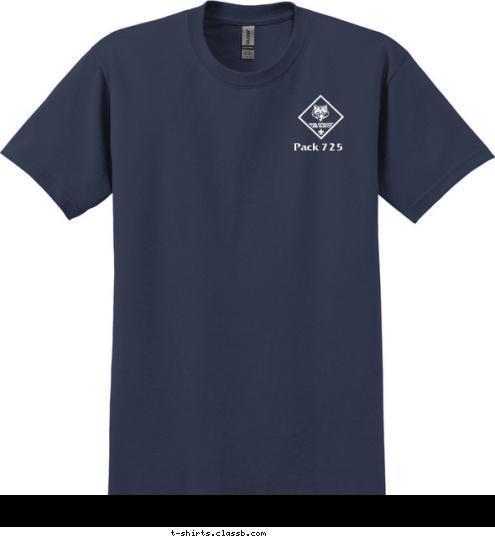 New Text Knightsville,SC Pack 725 T-shirt Design 