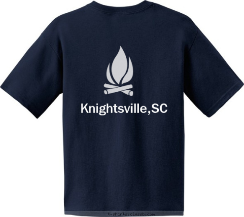 Knightsville,SC Pack 725 T-shirt Design 